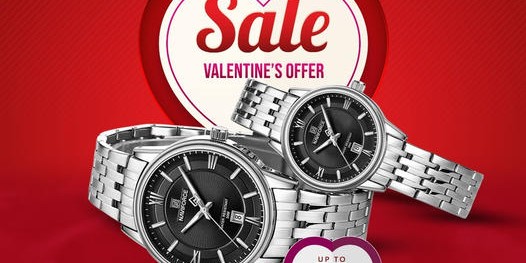 Valentine day  Watches With Warranty