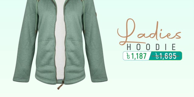 Artisan's top-notch ladies hoodie Save 30%.