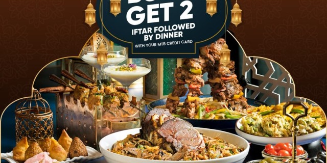 Buy 1 get 2 Offer For Iftar Dinner At Crowne Plaza