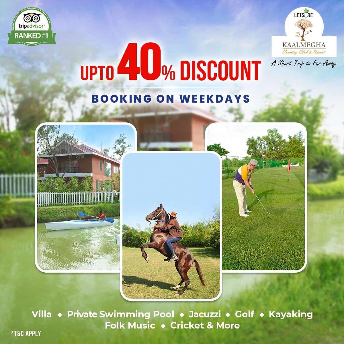 Unwind in Luxury: Kaalmegha Country Club & Resort Weekday Discount