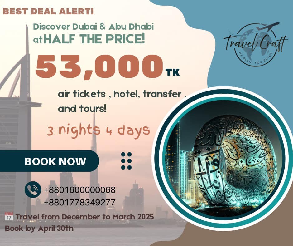 Dubai and Abu Dhabi at Half Price!