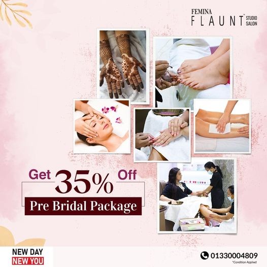 Pre-Bridal Bliss: Look & Feel Flawless with Femina Flaunt Studio Salon BD