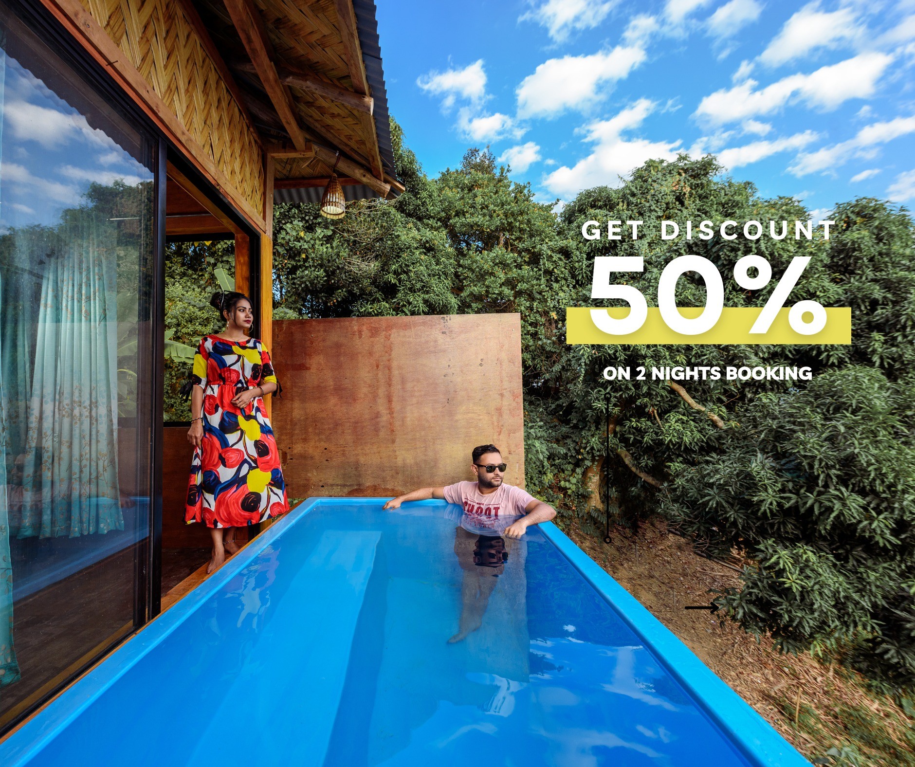 Special Offer: Get 50% OFF on room rent for bookings of 2 nights!