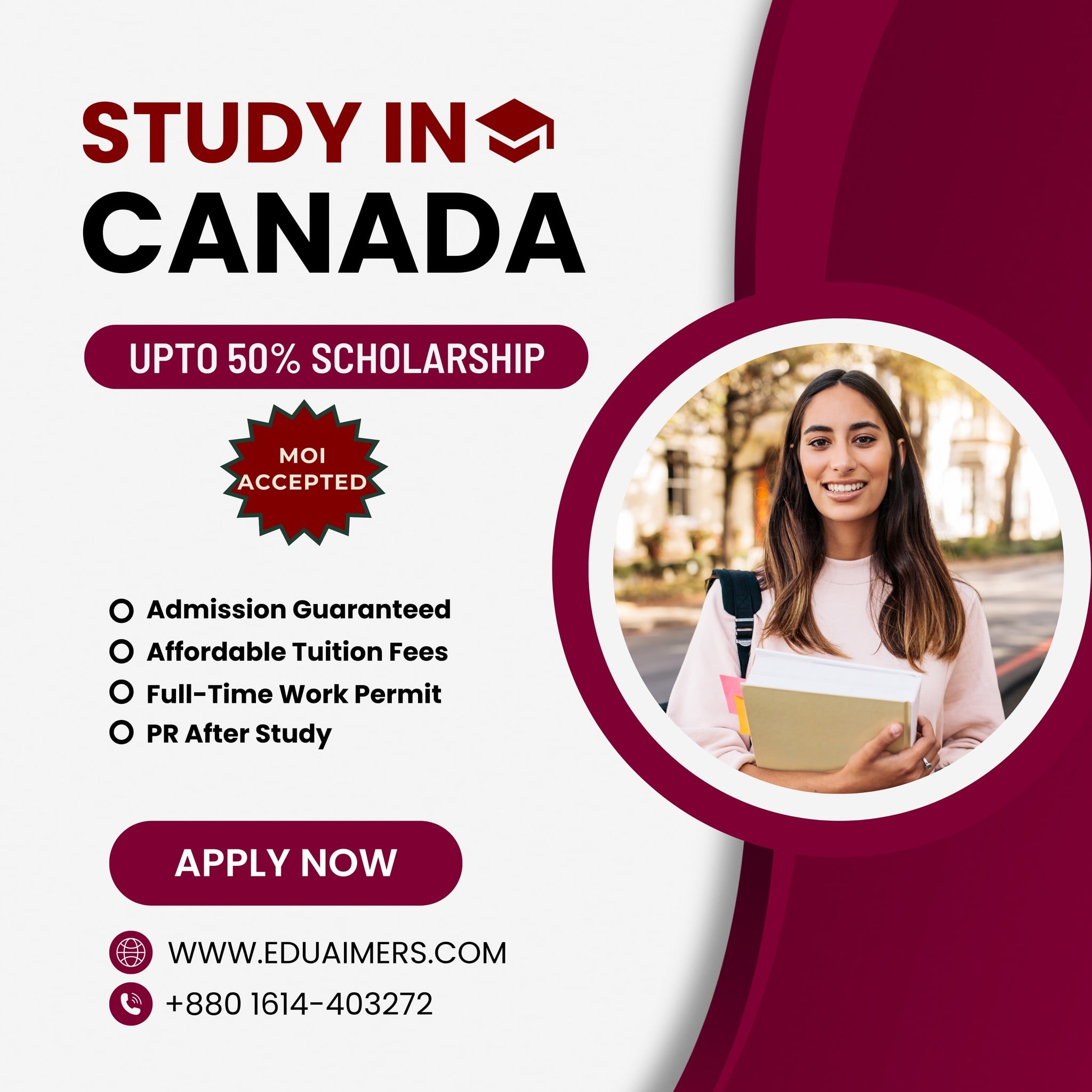 Study in Canada with Scholarships for International Students 2024 offerong