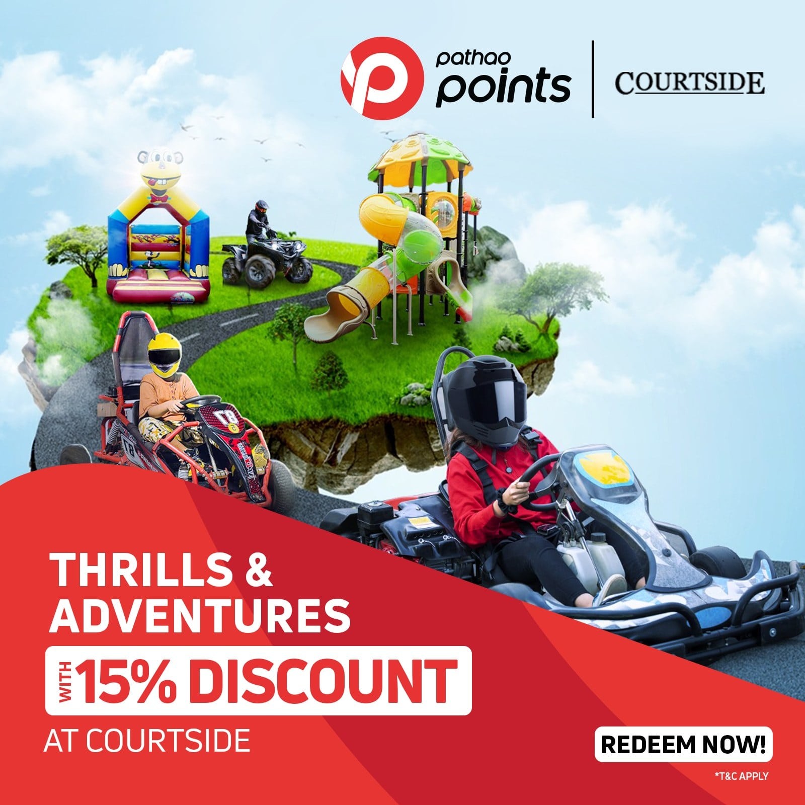 Enjoy Up to 15% Off at Courtside Dhaka with Pathao Points | Pathao