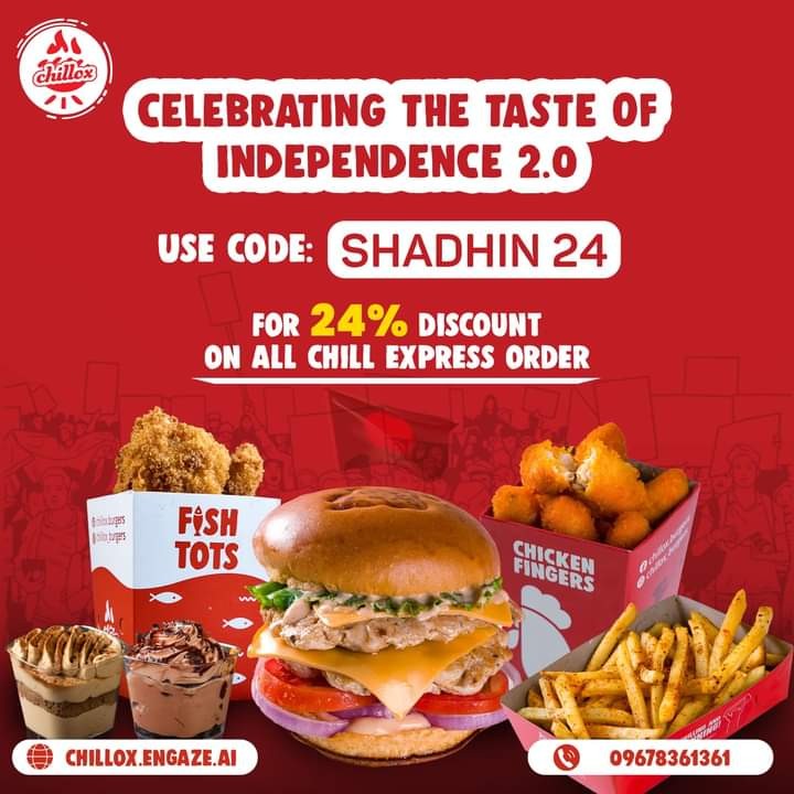 Get 24% Off with SHADHIN24 at Chill Express – Home Delivery Only!