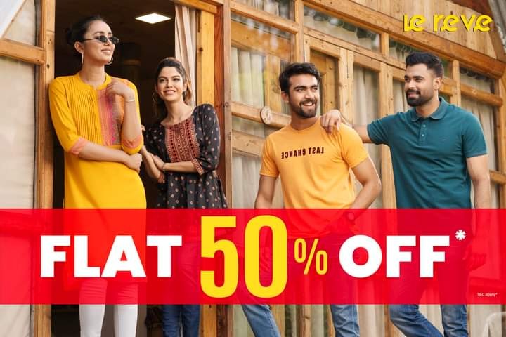 Le Reve Sale: FLAT 50% OFF on All Styles