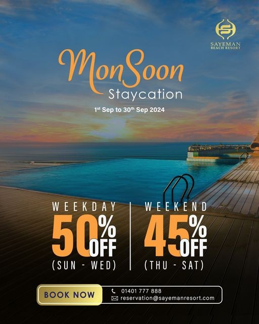 45 To 50% Off at Sayeman Beach Resort - Book Now