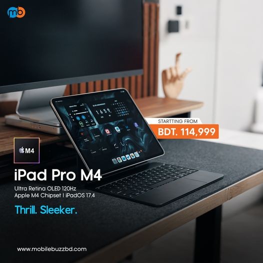 Buy Latest iPad Pro M4 Series at Best Price in Bangladesh - Mobile Bazz BD