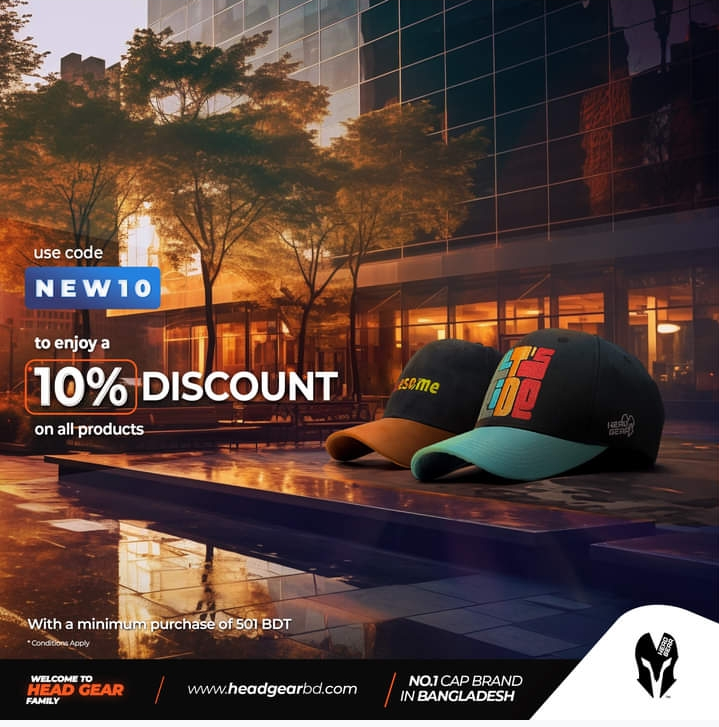 Get 10% Off on Your First Head Gear Order | Exclusive Caps Discount