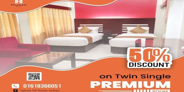 50% OFF Twin Single Room - Hiltown Hotel | Sylhet